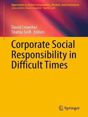 cover image of Corporate Social Responsibility in Difficult Times